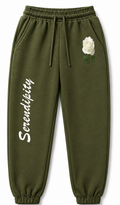 Serendipity olivengrüne Jogginghose